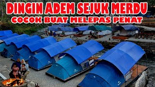 TALAGA PINEUS  riverside camping tercantik di pangalengan gak jauh dari pineus tilu  adem sejuk [upl. by Idonah]