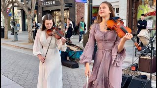 AMAZING violin duet  Karolina Protsenko amp Avelina Kushnir  Nothing But The Blood Of Jesus [upl. by Enilasor]