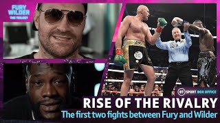 Rise Of The Rivalry Tyson Fury And Deontay Wilder  The Story Of The First Two Fights [upl. by Darline]