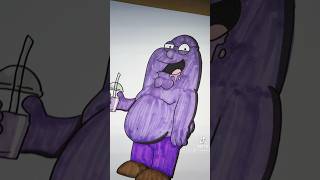 Peter Griffin dressed as… GRIMACE shorts halloween [upl. by Aneema]