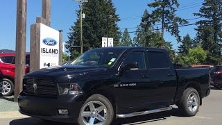 2012 Ram 1500 Crew Cab 4X4 Sport W Floor Storage Review  Island Ford [upl. by Alger]