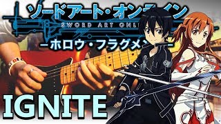 SWORD ART ONLINE II  IGNITE GUITAR REMIX ソードアート・オンライン II Op [upl. by Sylvia]