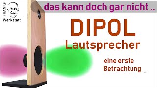 DIPOL OPENBAFFLE IRRTUM  Wie funktioniert ein DipolLautsprecher [upl. by Ellemrac929]