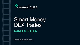 Smart Money DEX Trades [upl. by Dita4]