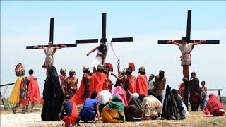 Philippines traditionnelles crucifixions du Vendredi Saint [upl. by Butta687]