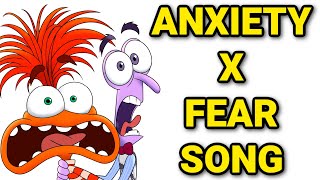 Anxiety X Fear Song Animated Music Video Inside Out 2 [upl. by Gualterio]