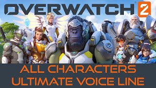 Overwatch 2 ALL Characters Ultimate Voice Lines with Subtitles HD [upl. by Copland]