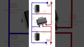 33V Regulator Circuit  SMD AMS1117 Voltage Regulator  12V to 3V electronic [upl. by Llyrat325]