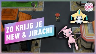 Zo krijg je Mew amp Jirachi in Pokemon Brilliant Diamond en Shining Pearl Mew Jirachi Guide [upl. by Nemlaz]