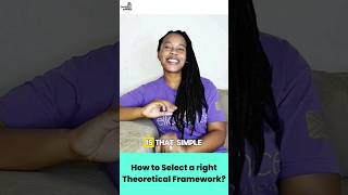 How to Choose a Relevant Theoretical Framework for your Study [upl. by Naols50]