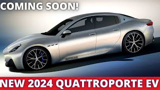 Confirmed 2024 Maserati Quattroporte EV New Model  First Look amp Official Information [upl. by Ahsienet47]