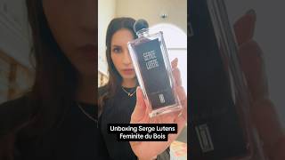 Serge Lutens Feminite du Bois unboxing perfume fragrance [upl. by Towroy]