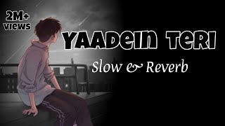 Yaadein Teri Slow amp Reverb Music Ocean [upl. by Gwennie]