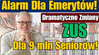 Alarm dla Emerytów Dramatyczne Zmiany w Waloryzacji od ZUS Dla 9 mln Seniorów [upl. by Emawk768]