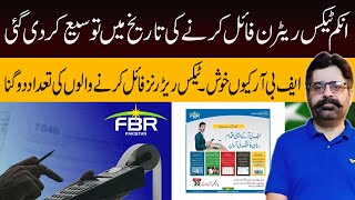 Income Tax returns filing date extended  FBR happy  Tax returns filers doubled  Faisal Ghumman [upl. by Amena689]