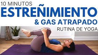 Yoga para Reducir la Inflamación Intestinal Digestión Eliminar gases Estreñimiento Colitis [upl. by Lynnette]