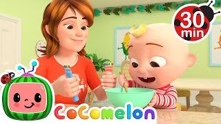 Christmas Color Song  CoComelon  Kids Cartoons amp Nursery Rhymes  Moonbug Kids [upl. by Bunny]