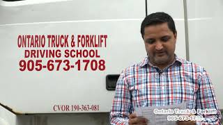 Ontario Truck amp Forklift Driving SchoolComplete Inspection Video [upl. by Montgomery]