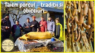 🐖 TAIEREA SI TRANSAREA PORCULUI  Ce tradiții și obiceiuri avem in Muntenia [upl. by Llertac]