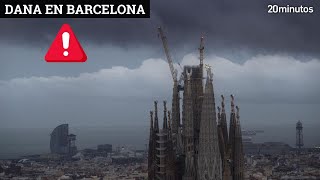 DANA EN BARCELONA alerta llamadas de emergencias y lluvias [upl. by Sluiter]