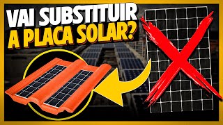 EMPRESA 100 BRASILEIRA CRIA A PRIMEIRA TELHA SOLAR FOTOVOLTAICA  VAI SUBSTITUIR PLACAS SOLARES [upl. by Jephthah880]