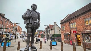 StratfordUponAvon  William Shakespeares Birthplace  Walking Tour [upl. by Ryon420]