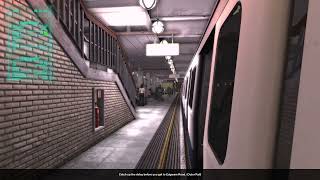 Tube driving through London  Metro Sim [upl. by Annoel354]