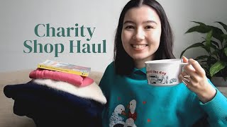 November Charity Shop Haul  Edinburgh Second Hand Thrift Shop Finds [upl. by Akinohs]