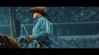 Team Roping Highlights from 2018 RFDTVs The American [upl. by Jevon]