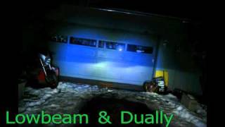 Rigid Dually 2x2 vs Lightforce vs HID Night shot comparison [upl. by Firooc649]