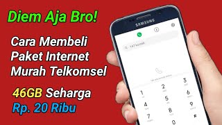 Cara Membeli Paket Internet Murah Telkomsel 46GB Seharga Rp 20 Ribu [upl. by Wardieu]