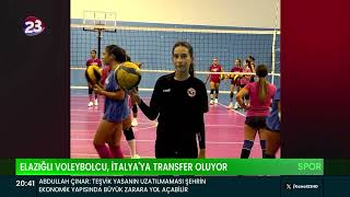 ELAZIĞ’LI GENÇ VOLEYBOLCU ELİF ULUTÜRK İTALYANIN PALLAVOLO POZZUOLİ TAKIMINA TRANSFER OLDU [upl. by Felt]