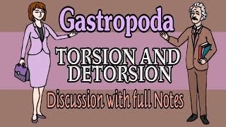 Gastropoda Torsion amp Detorsion Full Notes With Discussion [upl. by Ozkum]