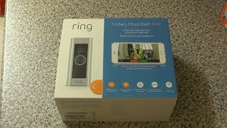 Ring Doorbell Pro UK  Unboxing and setup [upl. by Anemolihp]