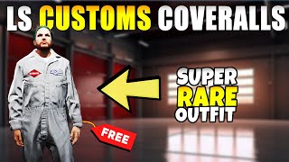 GTA 5 Online How to Unlock LS Customs Coveralls SUPER RARE Outfit [upl. by Anitselec368]