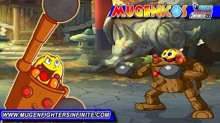 【MUGEN】Char Mugen MOKU PACMAN  Um Personagem Mugen Muito Bom PACMAN MugenFightersInfinite83 [upl. by Atteval566]