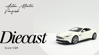 Aston Martin Vanquish Diecast Model Car Unboxing [upl. by Timothee]