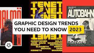 Graphic Design Trends You Need To Know 2023 [upl. by Delanos]