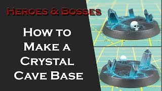 Painttech 19  Blackstone Fortress  Crystal Cave Bases  Warpstone Gems [upl. by Waechter529]