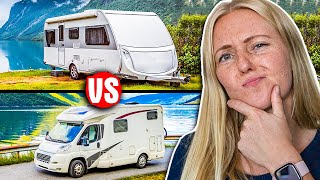 Wohnmobil vs Wohnwagen  Und der klare Gewinner ist 🤐 [upl. by Lesh]