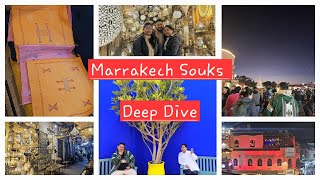 Souks of Marrakech  Morocco  Deep Diving [upl. by Yanaton]