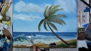 Beach Speed Painting [upl. by Anzovin]