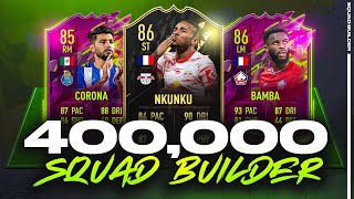 BEST 400K SQUAD BUILDER IN FIFA 22 ULTIMATE TEAM [upl. by Hgielar]