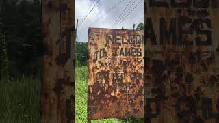 Welcome To James Hill Old Road Sign Clarendon Jamaica [upl. by Edsel]