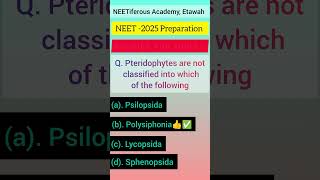 MCQ For NEET 2025 preparation quickrevision neetaspirants ncertmcq neetiferousacademyetawah [upl. by Cozmo]