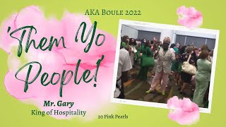 70th AKA Boule 2022 💚 Them YO Peoples Mr Gary Boyd Cheering on AKA IN ALL HIS PINK amp GREEN [upl. by Jaffe]