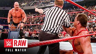 FULL MATCH — quotStone Coldquot Steve Austin vs Kurt Angle Raw Jan 28 2002 [upl. by Bury]