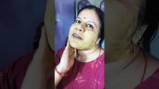 Face pack review 😍homemade🥰facepacktrendingyoutubeshortsviralvideoshortshomemadehomeremedies [upl. by Alejoa57]