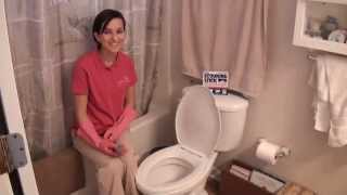 Clean Toilet Bowl Ring AGC Green Cleaning Tips [upl. by Vance]