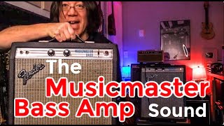 Why Bass Amp  Best Practice Guitar Amp  Fender MUSICMASTER Bass Amp [upl. by Alana]